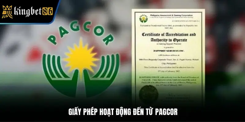 Giấy Phép Hợp Pháp Bởi PAGCOR